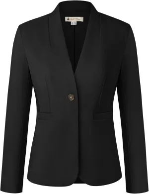 Belle Poque Blazers for Women Business Casual Blazer Jackets Fully Lined Office Work Blazer with Pockets