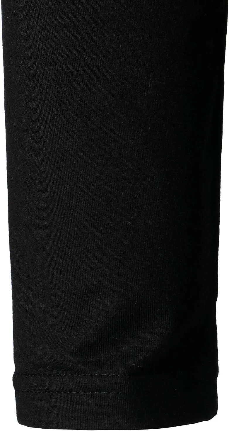 HOOD CREW Mens Long Sleeve Polo Shirts Fashion Color Block Zipper T Shirts