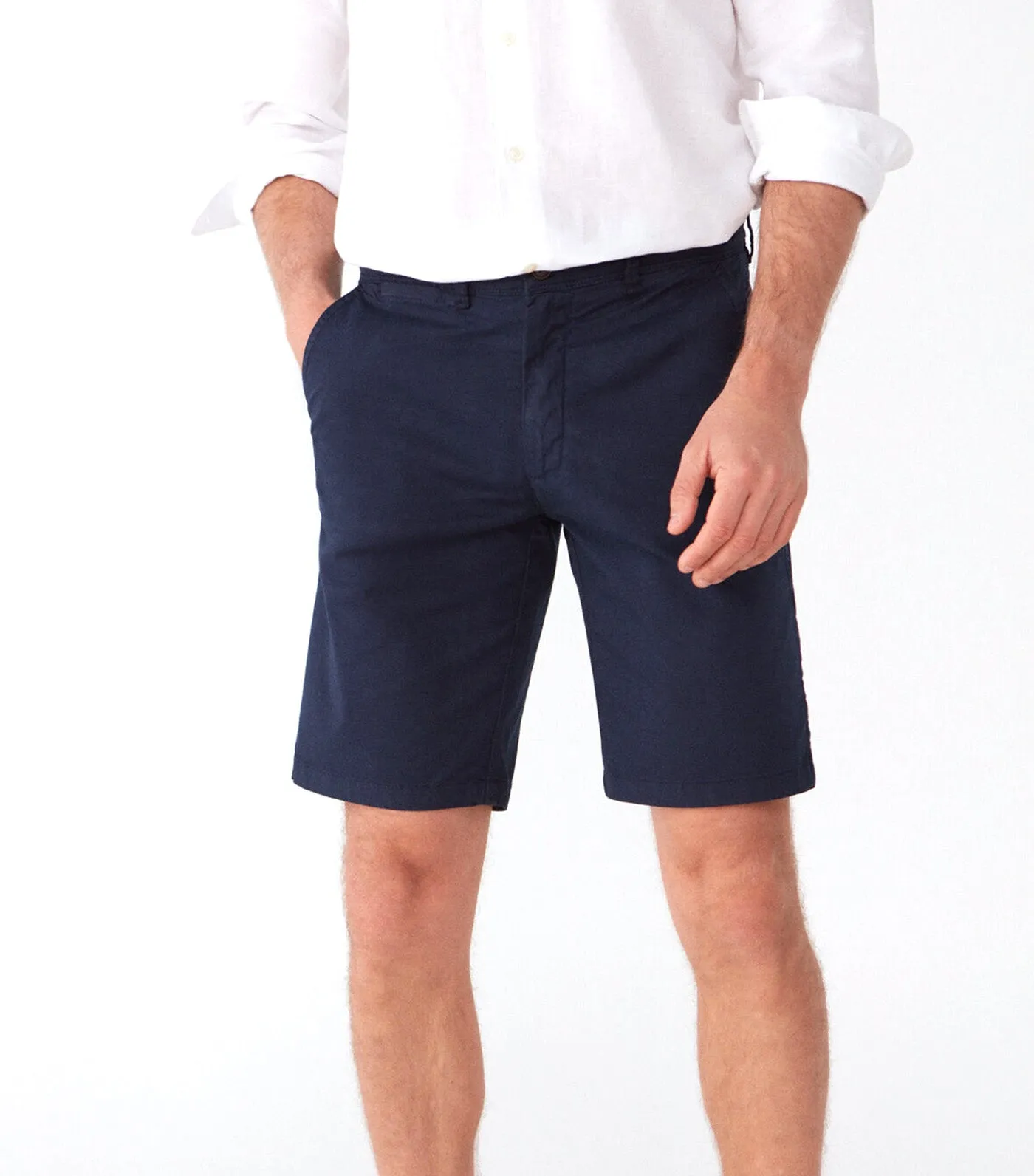 Plain Bermuda Short Dark Blue