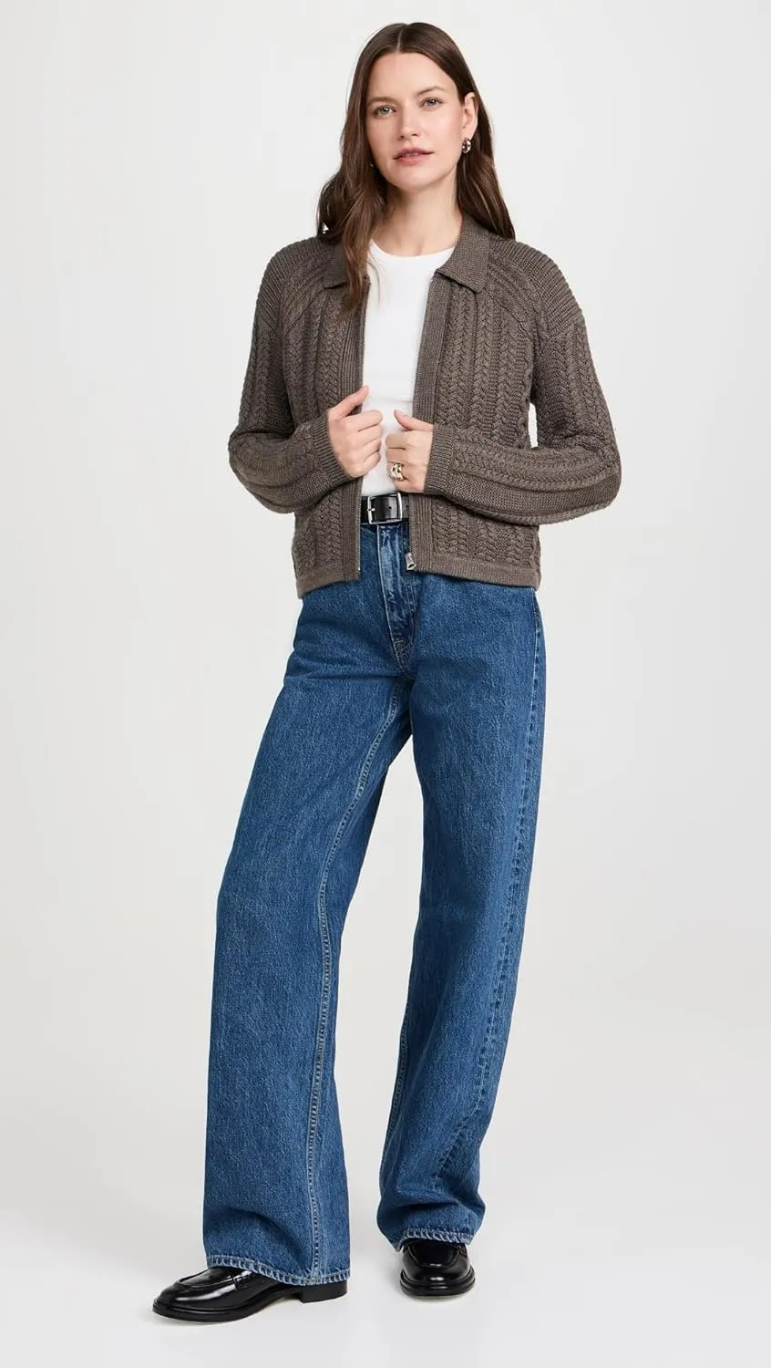 rag & bone Women's Kerry Cable Cardigan