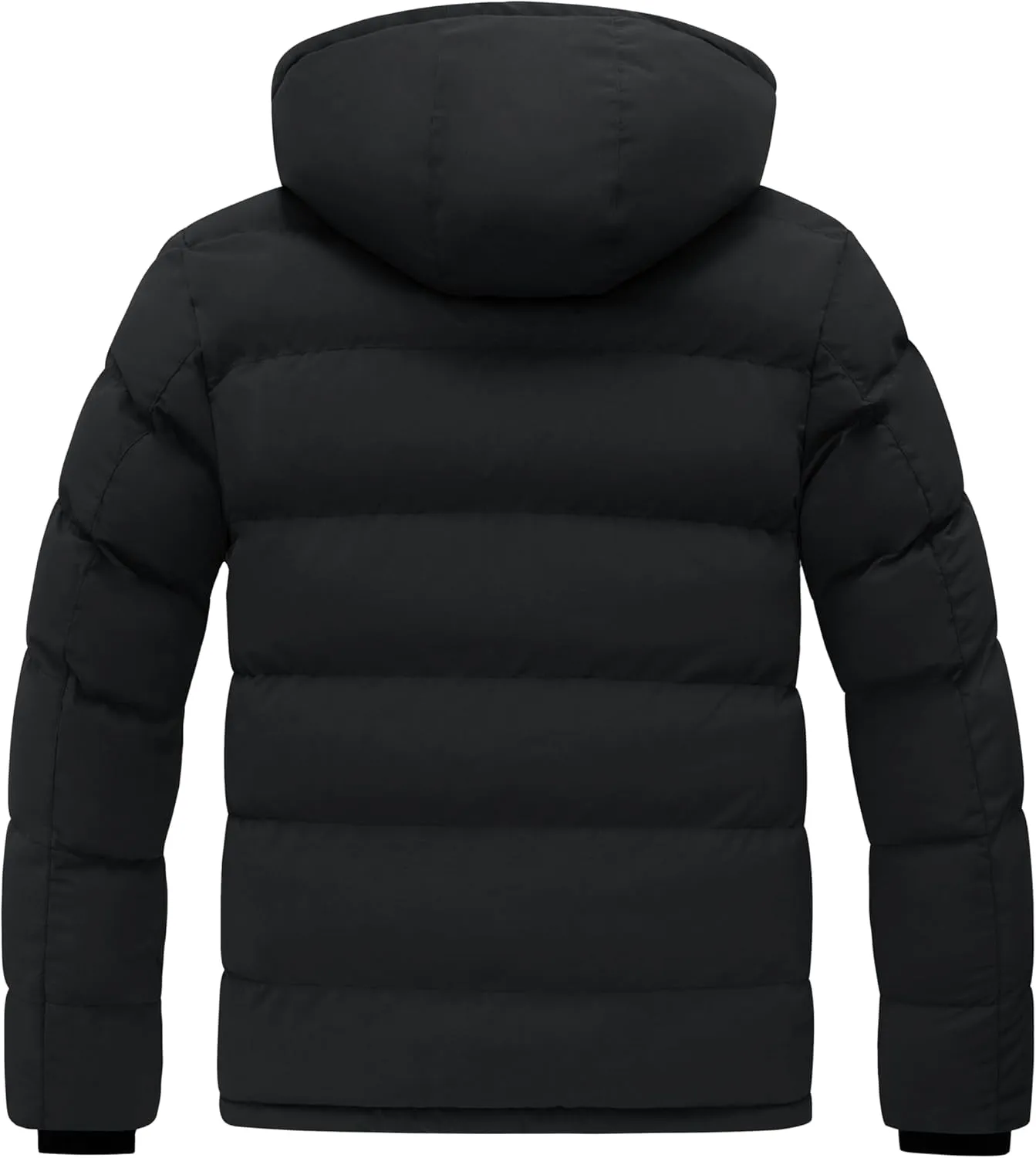 ZSHOW Men's Puffer Jacket Warm Hooded Winter Coat with Detachable Hood